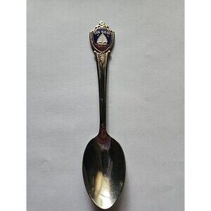 Vintage Souvenir Spoon Collectible San Diego California Sailboat 4.5 inches USA